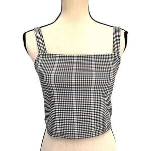 Altar'd State Crop Y2K Womens Top Sz M  Preppy Grunge Corset Style GothAcadamia
